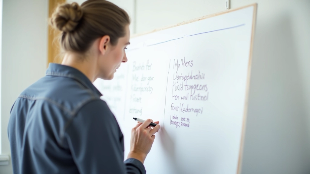 Typografische hiërarchie diagram met verschillende lettergroottes en gewichten