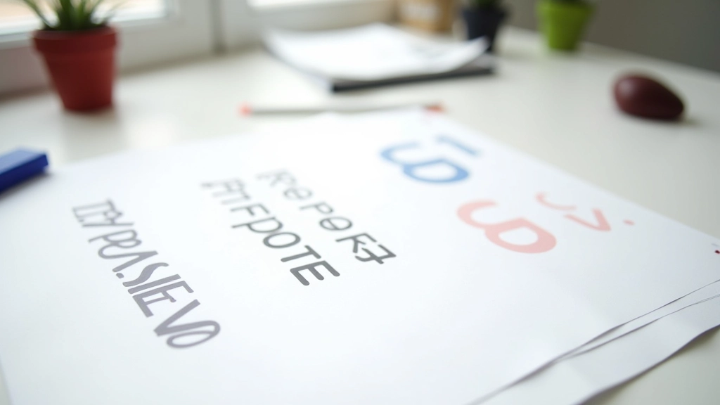 Verschillende lettertypen gerangschikt op een ontwerptafel met kleurenpotloden en schetsboeken